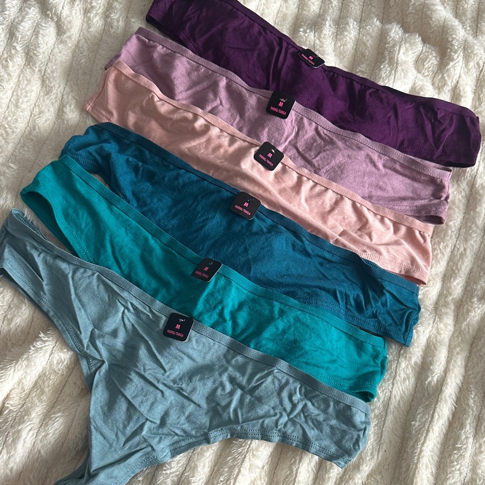 6 ultra soft thong bundle NWT